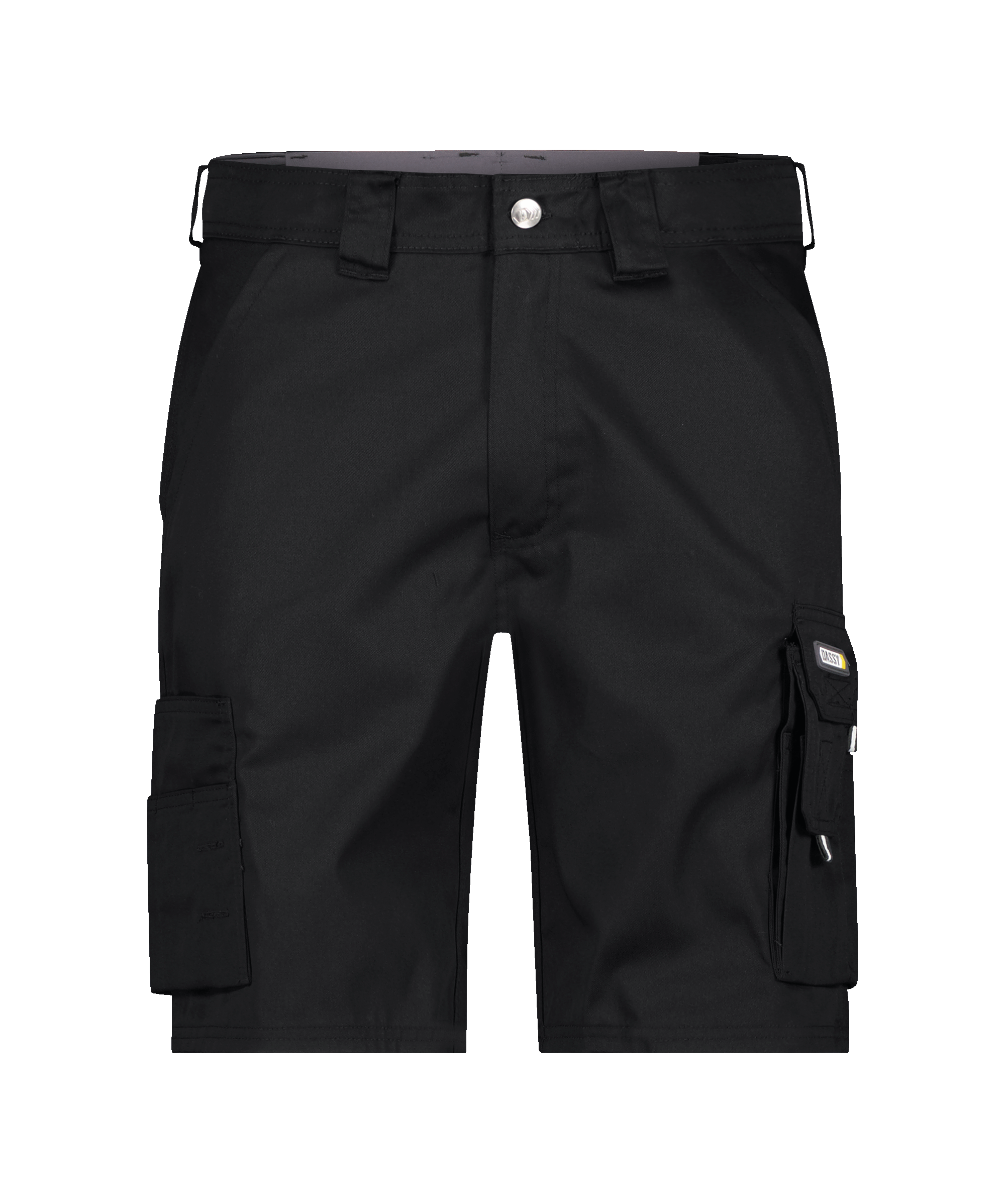 dassy bari work shorts black front 