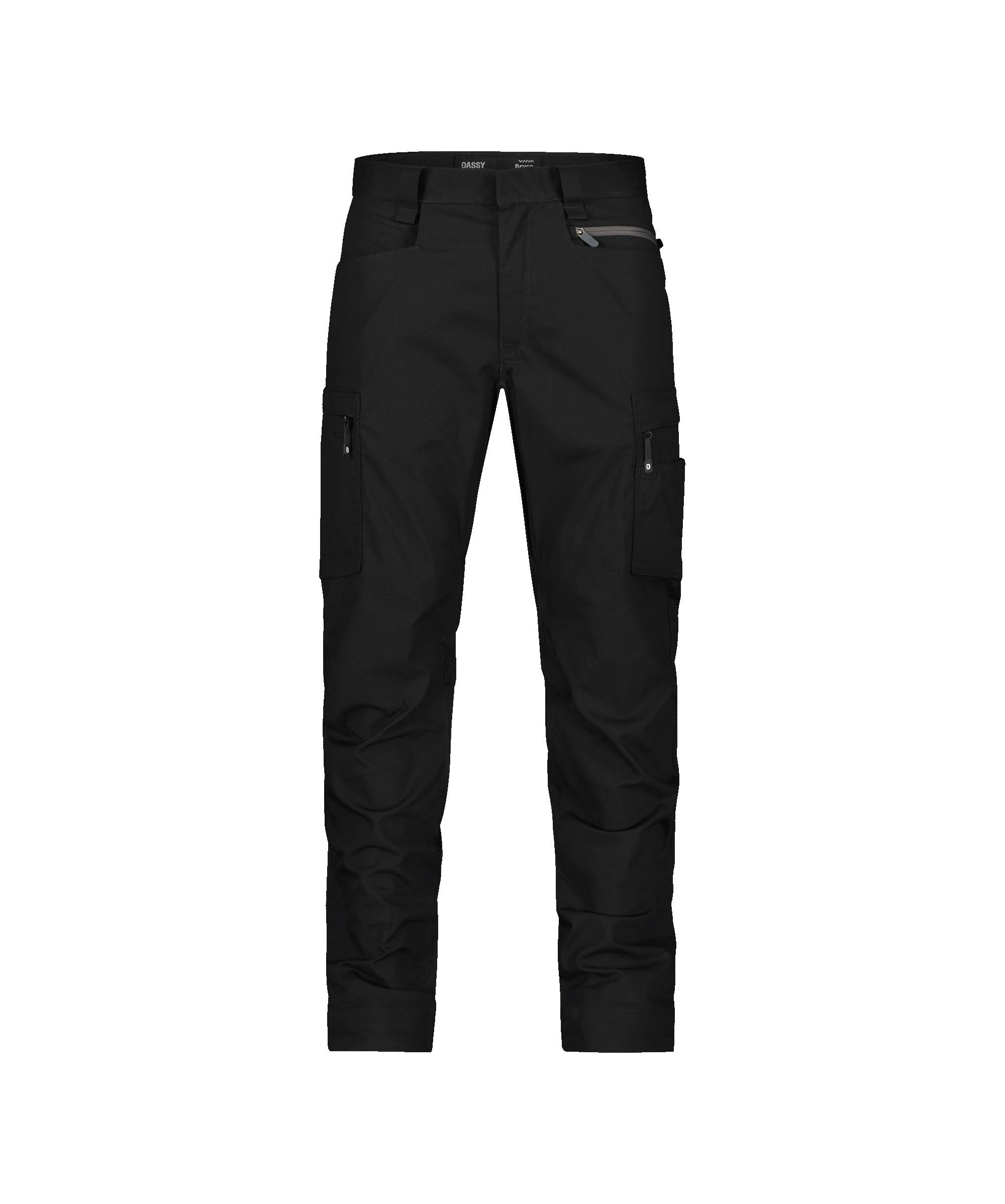 dassy bryce work trousers black front 