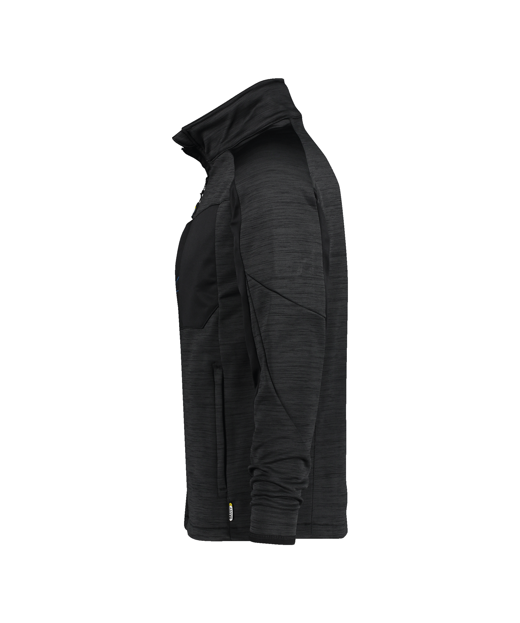 dassy convex midlayer jacket black side 