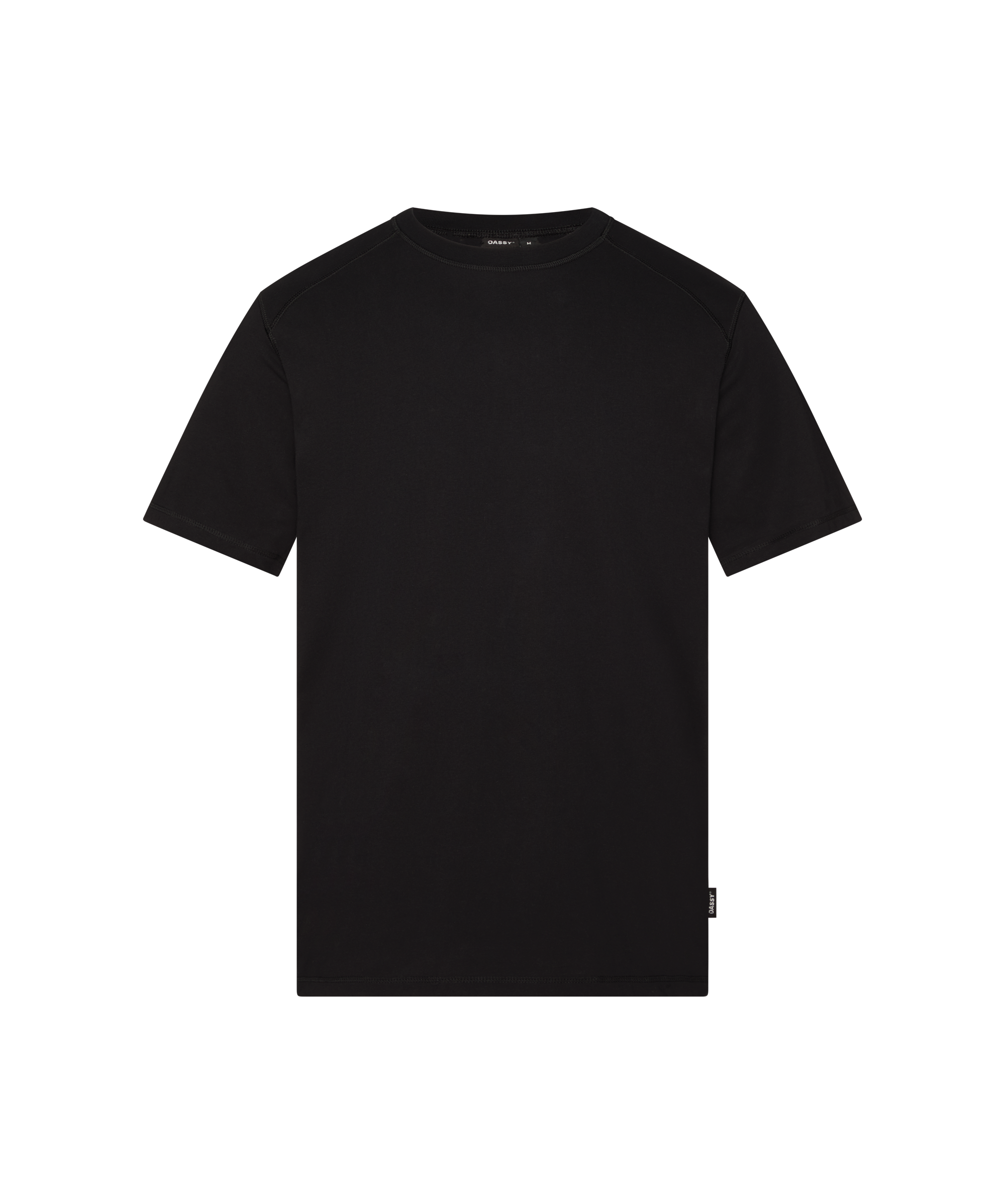 dassy core t shirt black front 