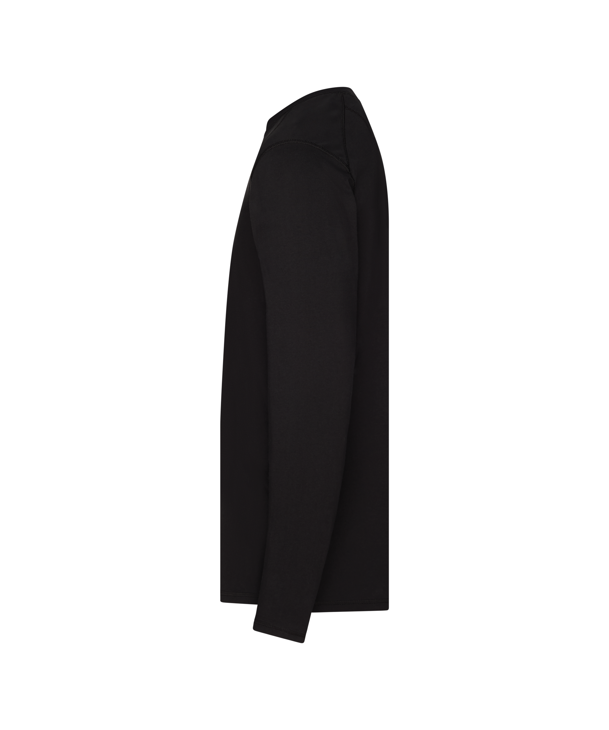 dassy fund t shirt with long sleeves black side 