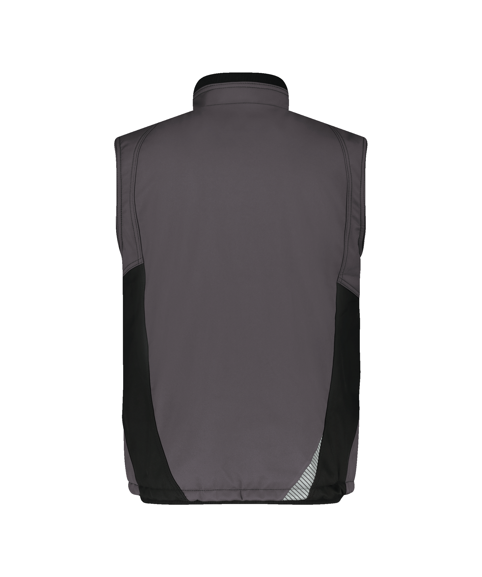 dassy fusion softshell body warmer anthracite grey black back 