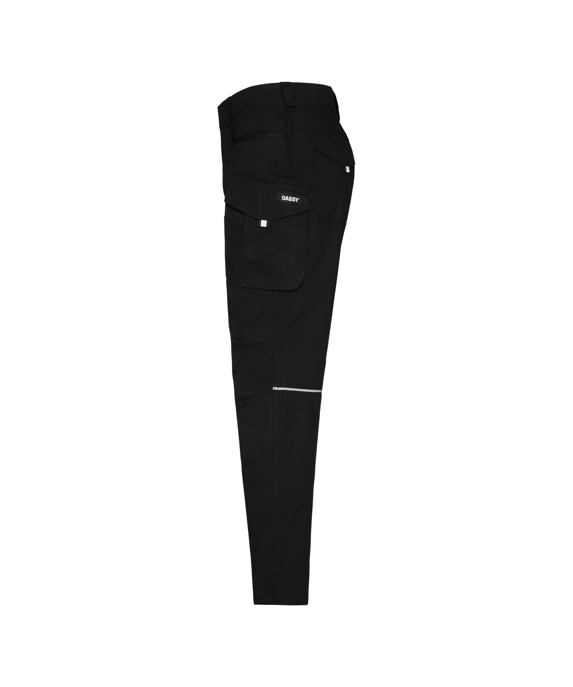 dassy gaudi work trousers black side 