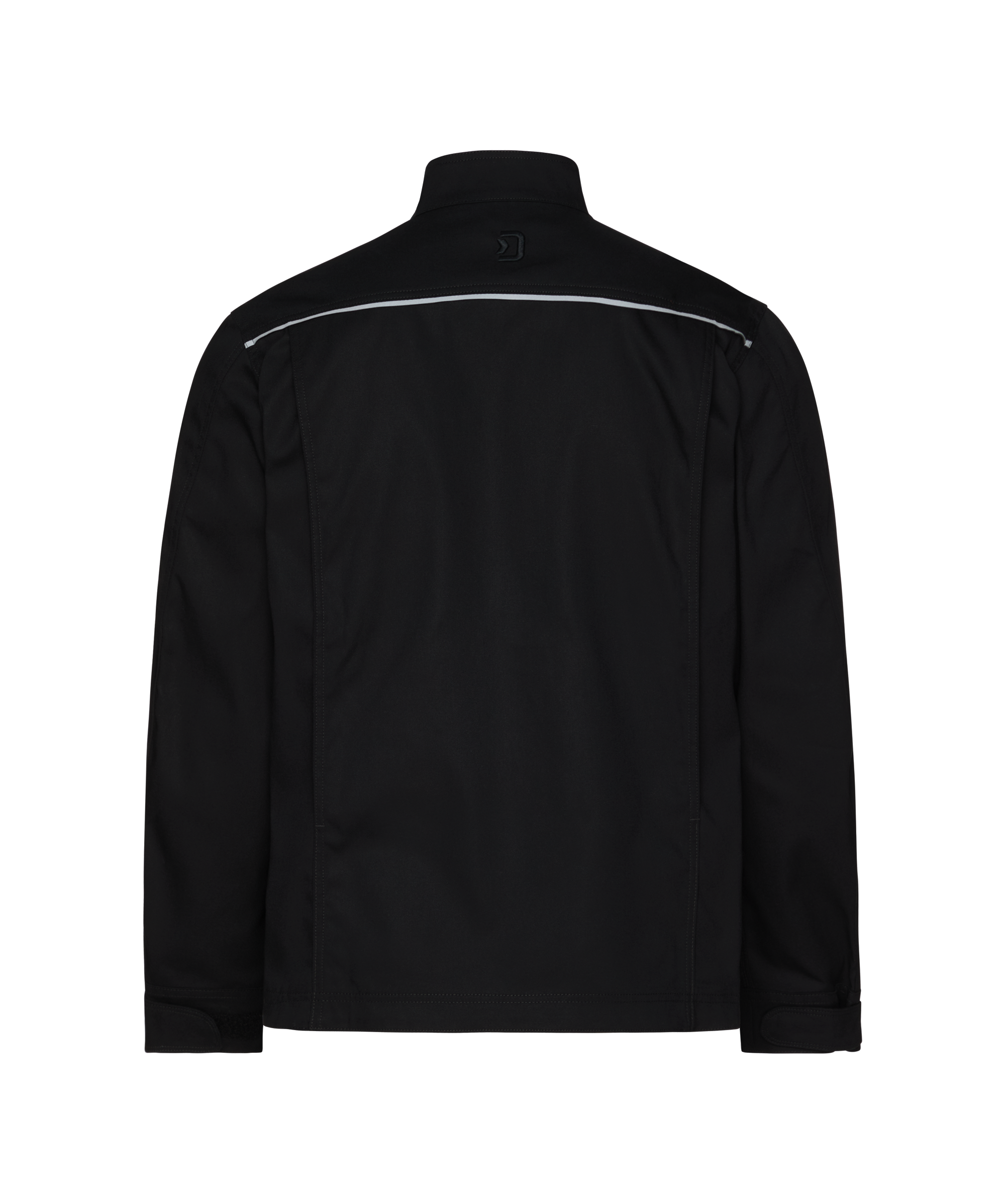 dassy harris work jacket black back 