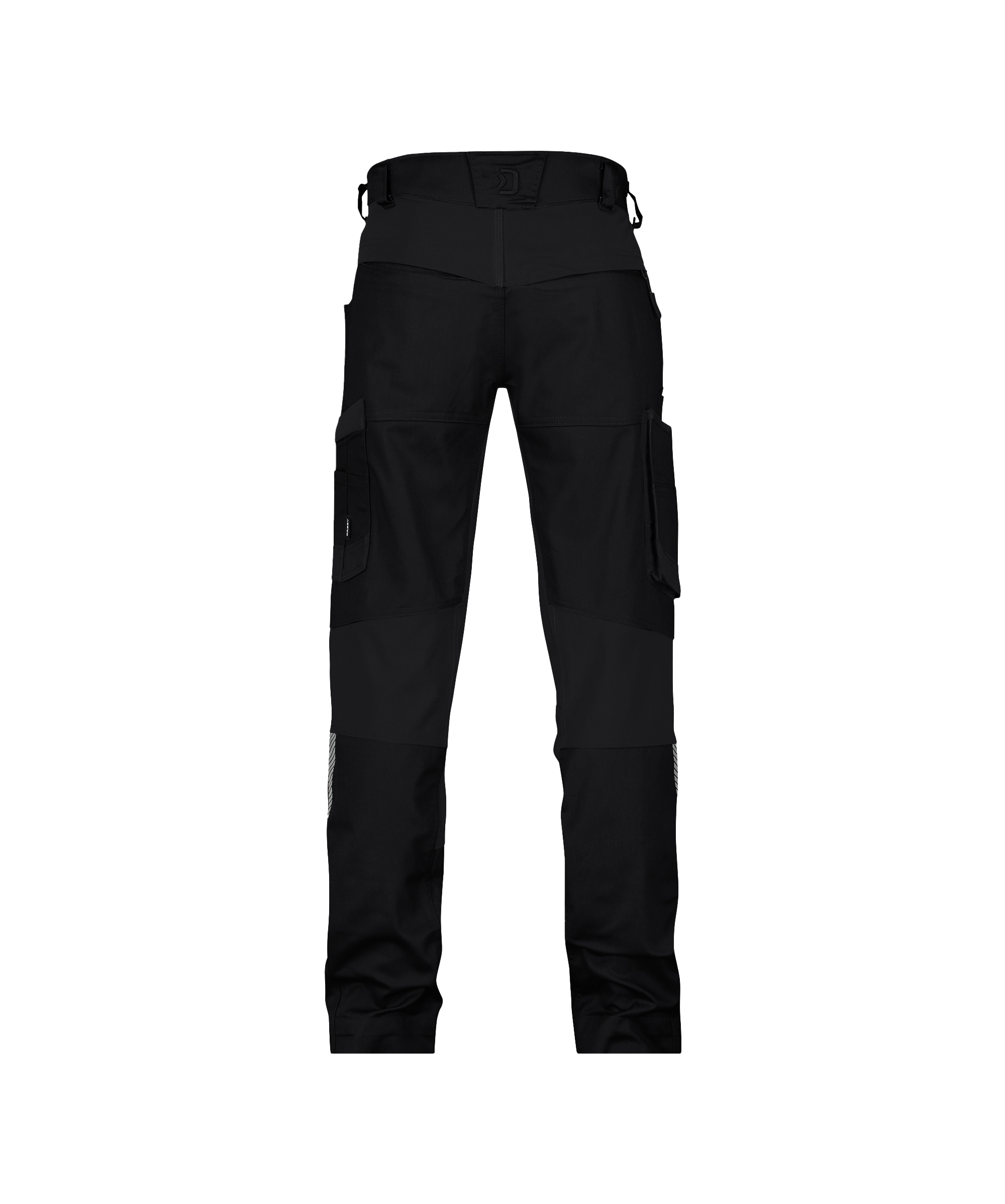 dassy helix next work trousers with stretch black back 
