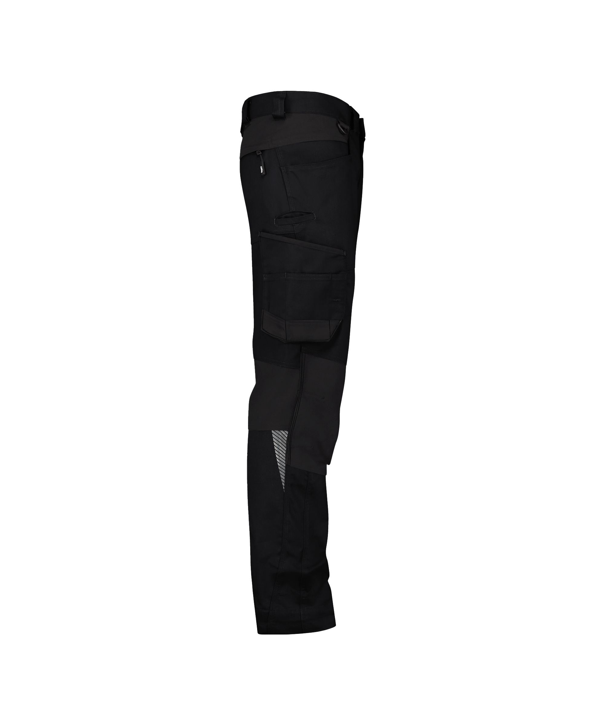 dassy helix next work trousers with stretch black side 