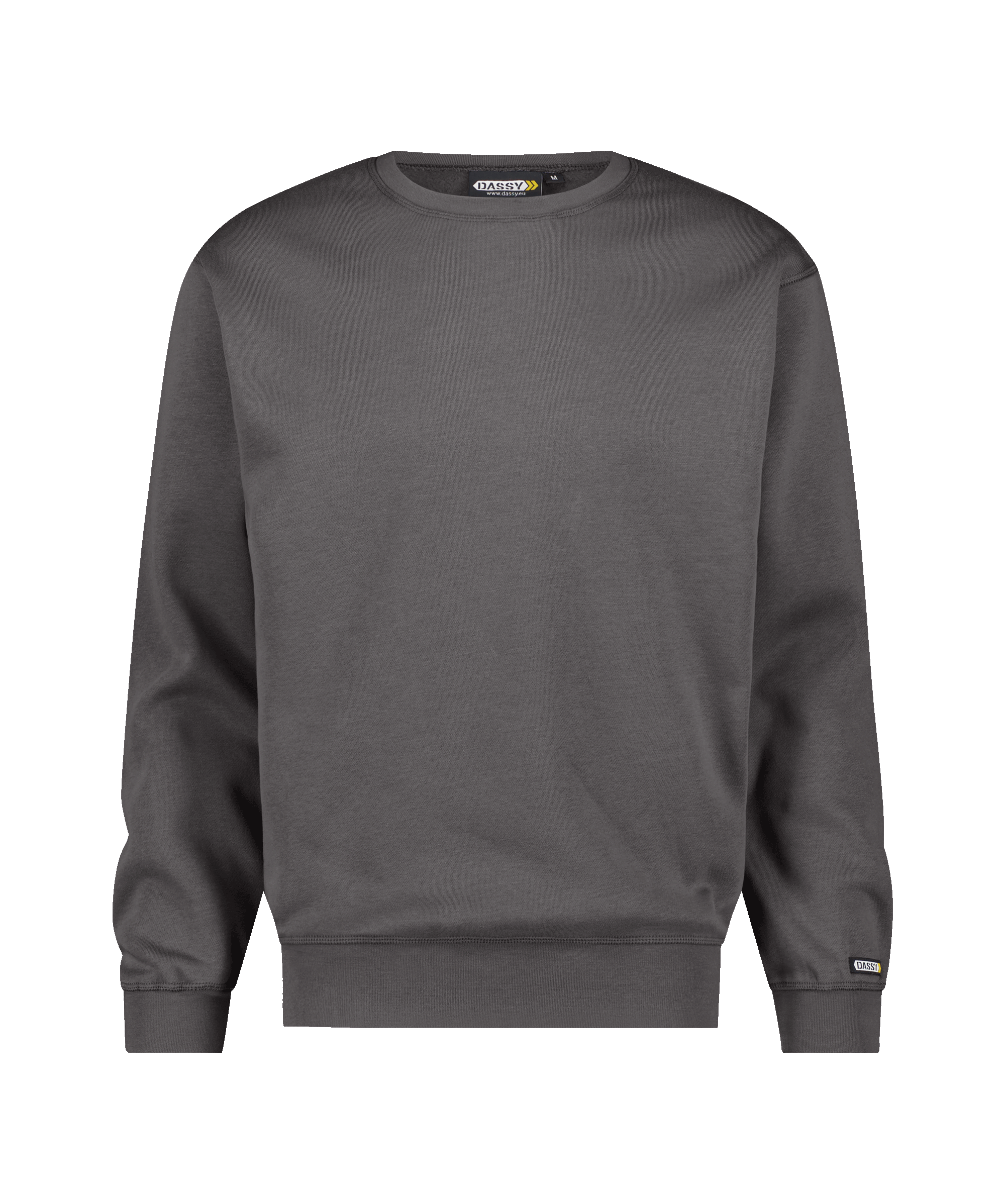 dassy lionel sweatshirt cement grey front 