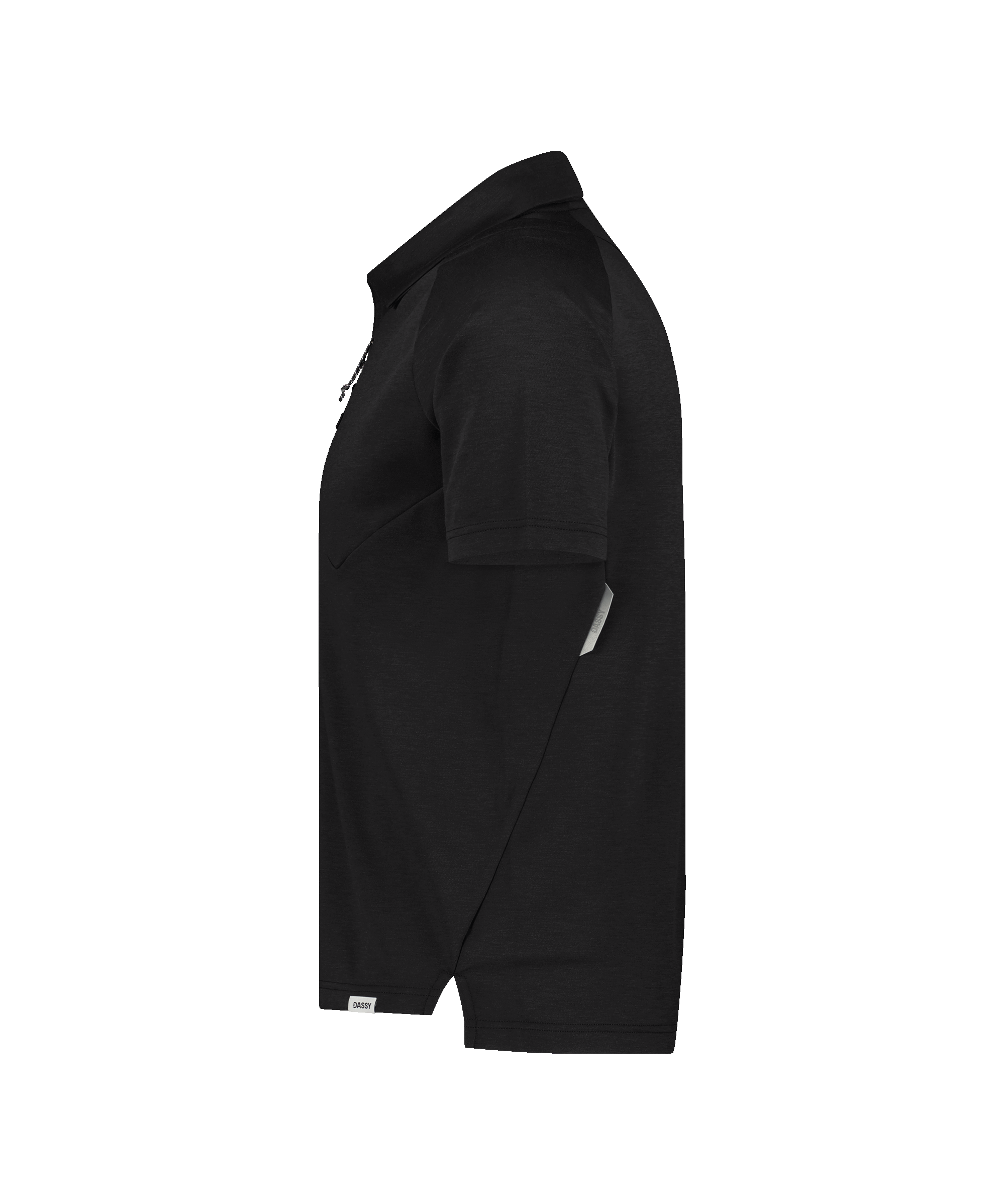 dassy madidi polo shirt black side 