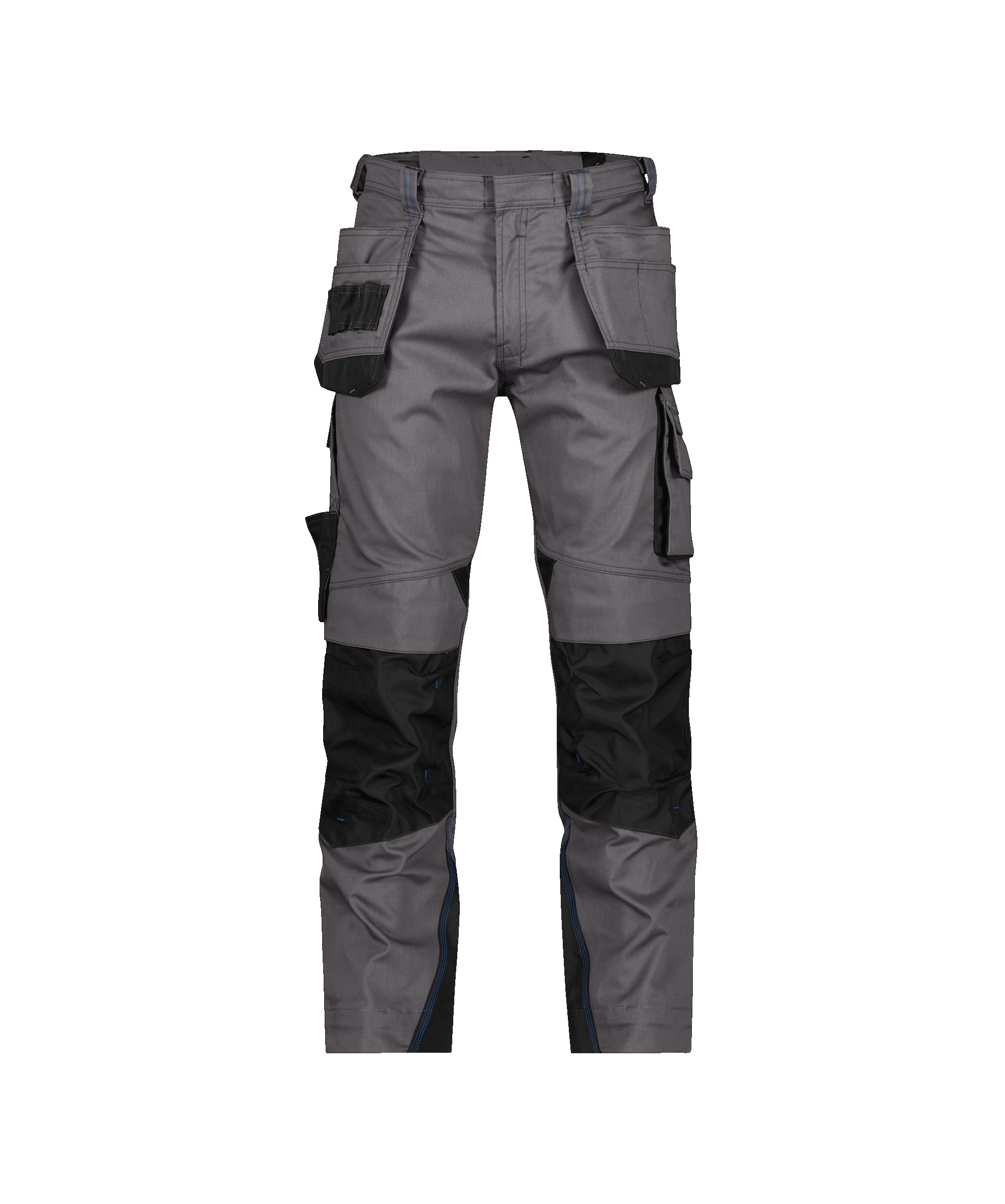 dassy magnetic trousers with holster pockets and knee pockets anthracite grey black front 