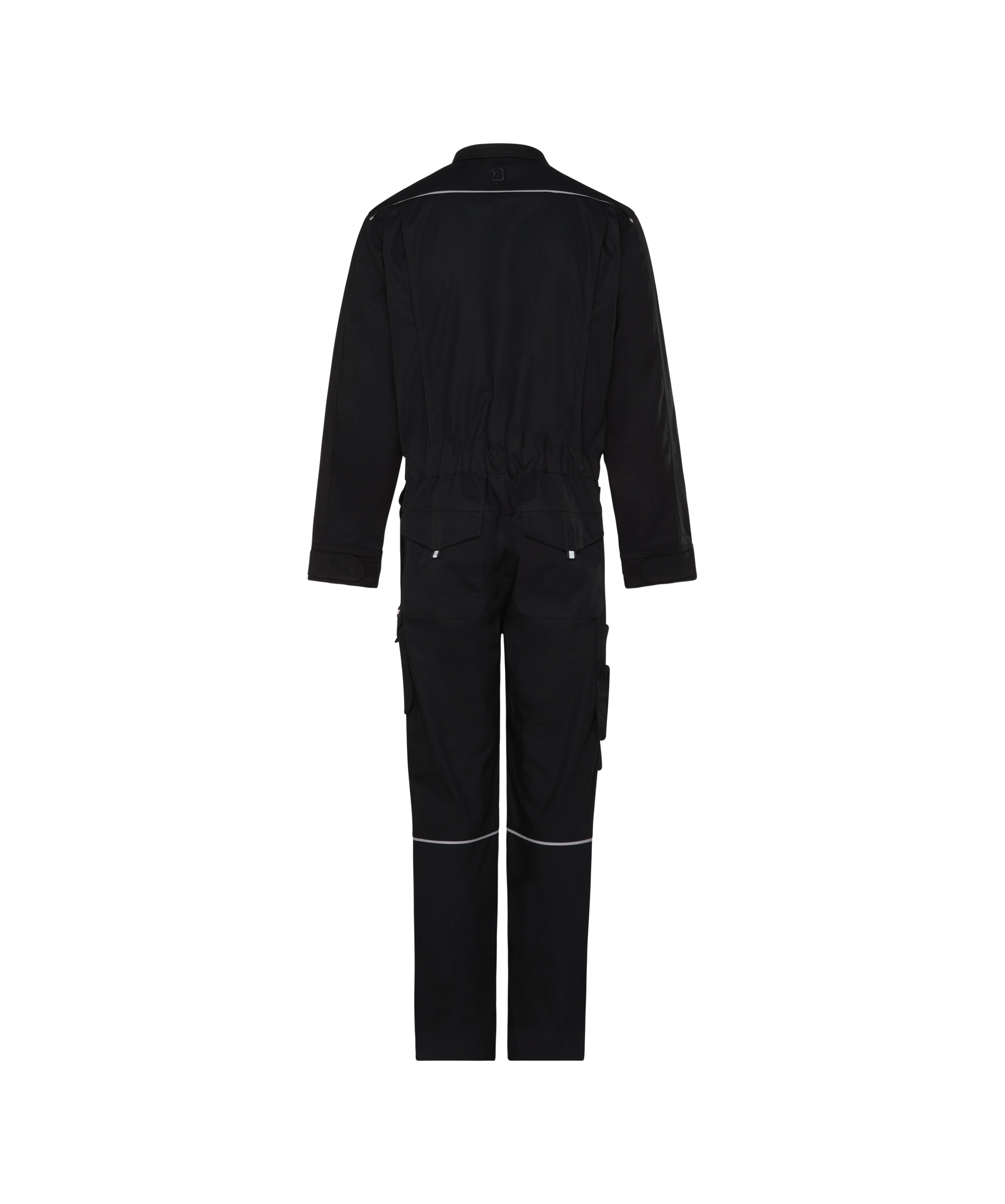 dassy moneo overall with knee pockets black back 