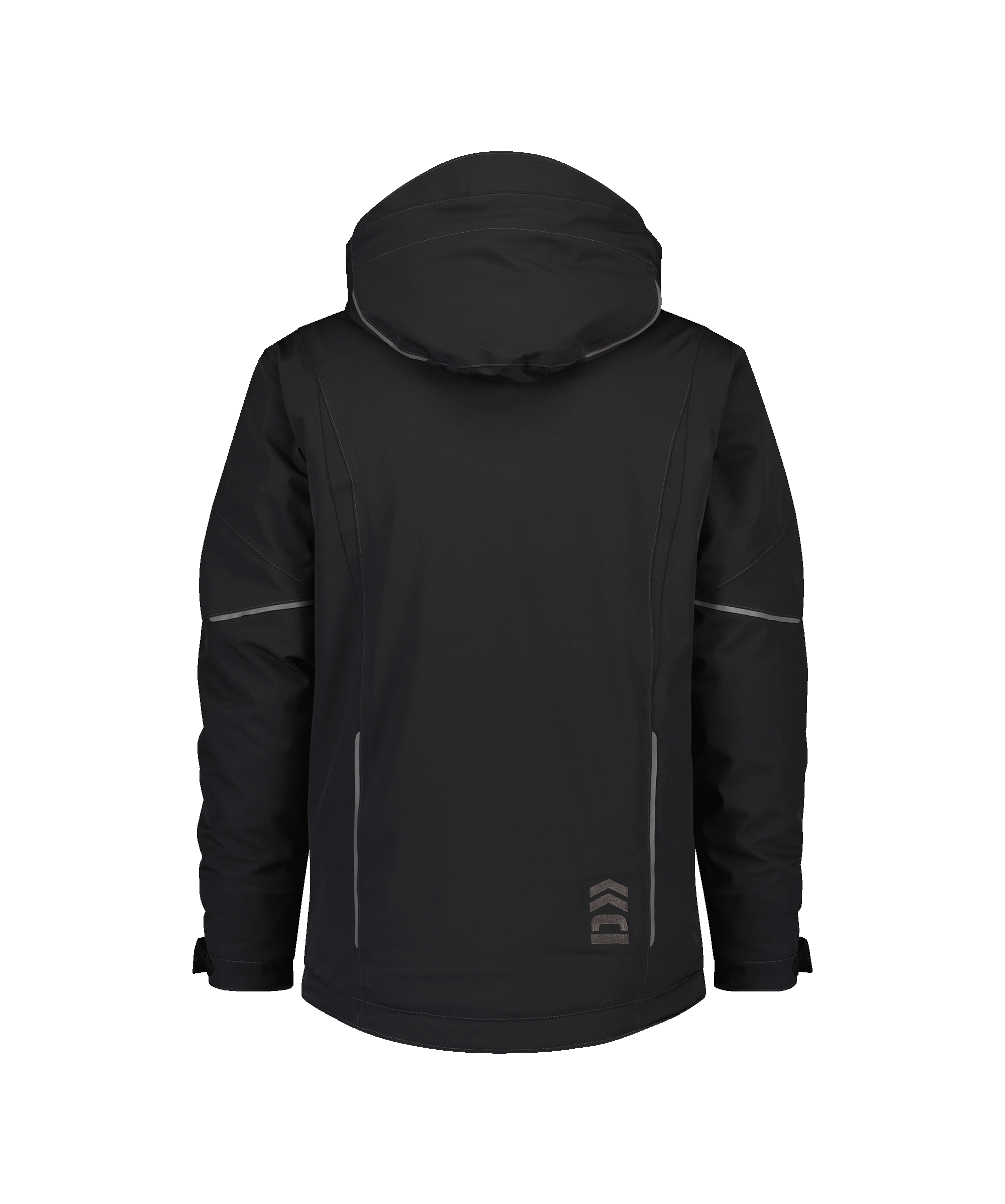 dassy nordix stretch winter jacket black back 