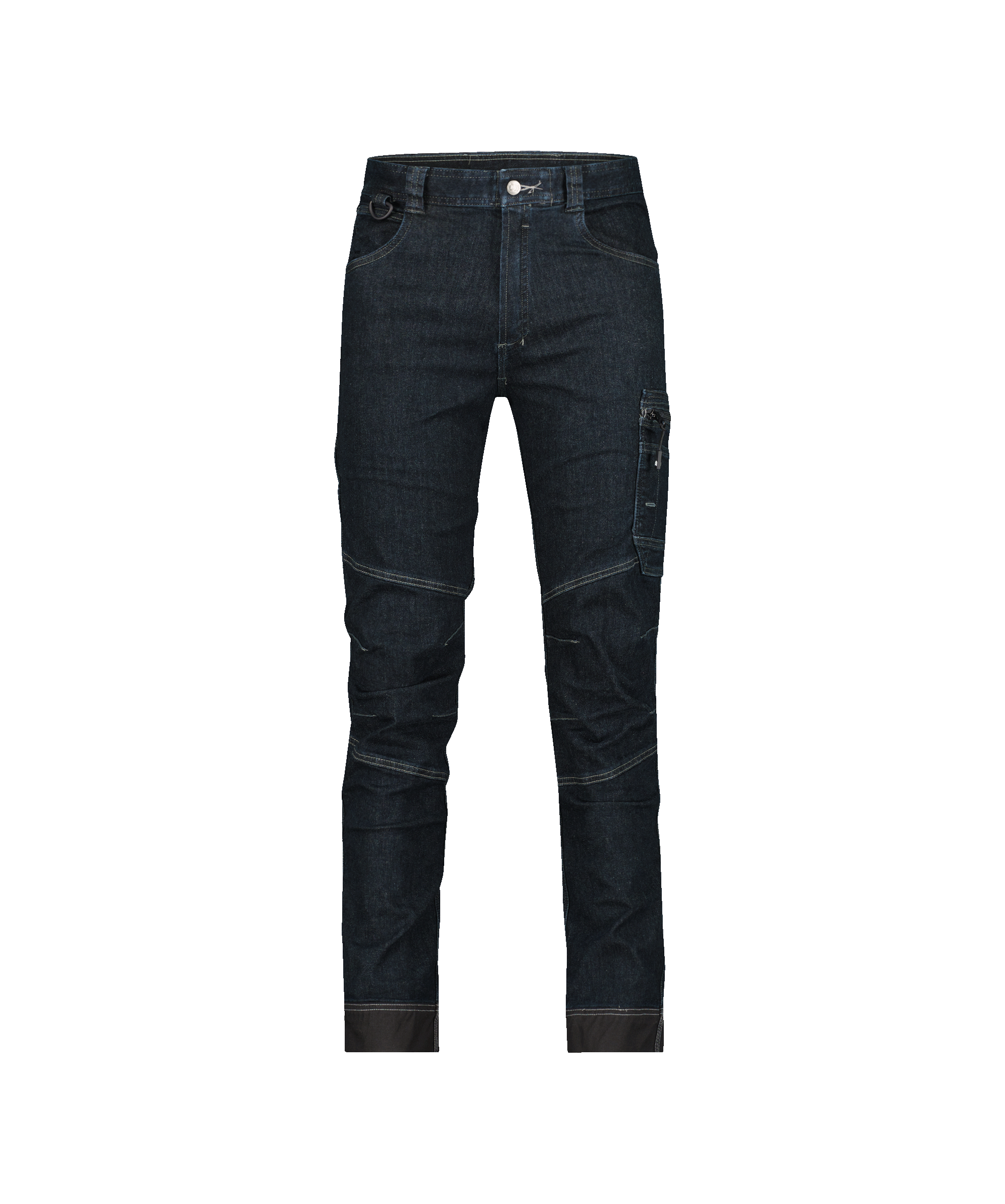 dassy osaka stretch work jeans jeans blue black front 