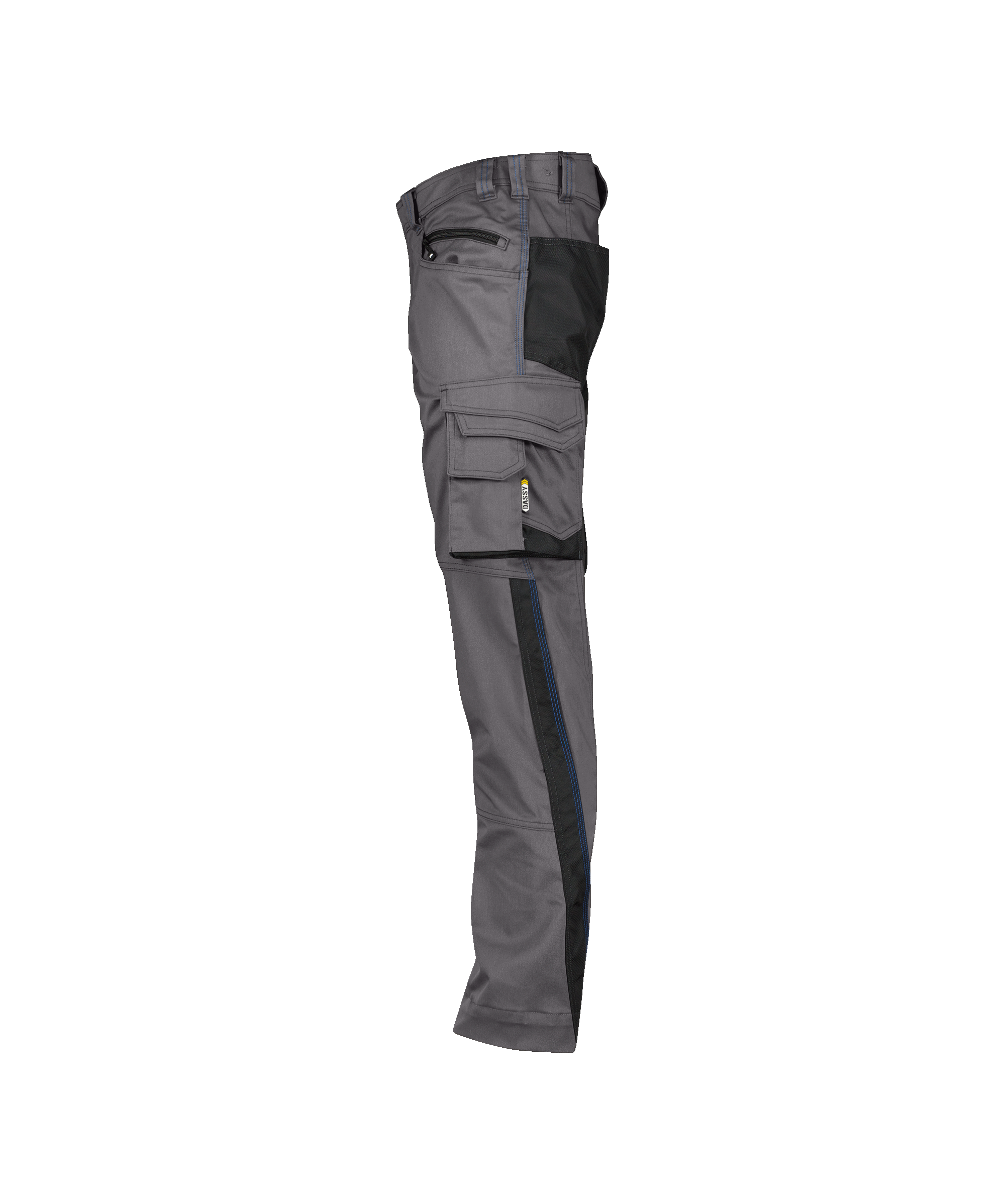 dassy spectrum work trousers anthracite grey black side 