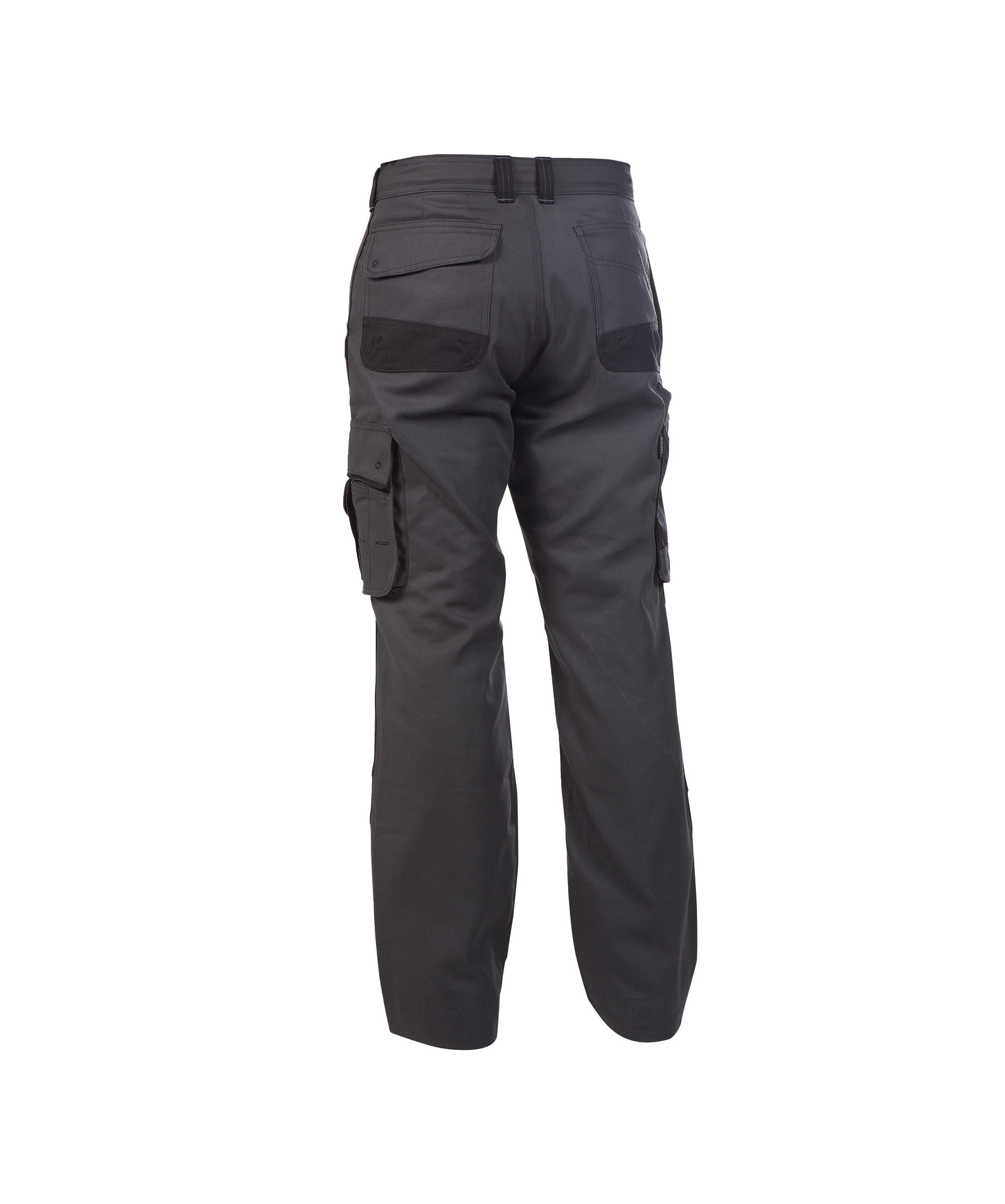 dassy stark canvas work trousers anthracite grey black back 