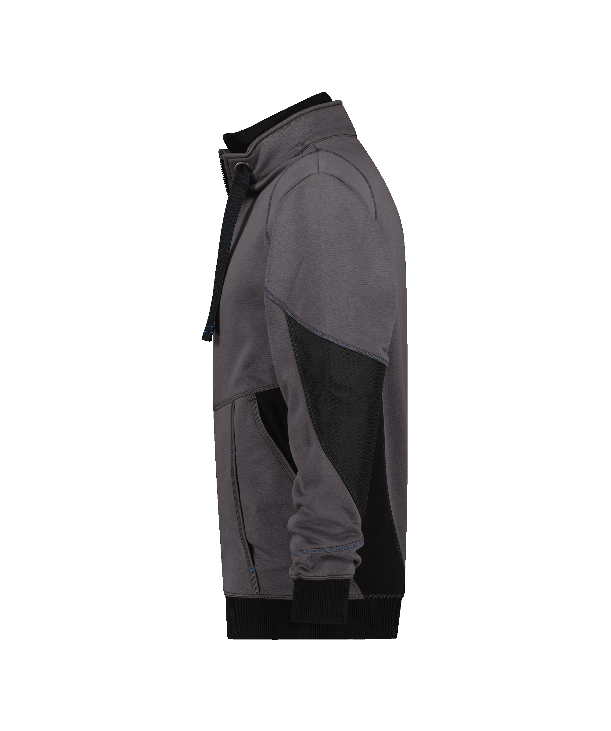 dassy stellar sweatshirt anthracite grey black side 