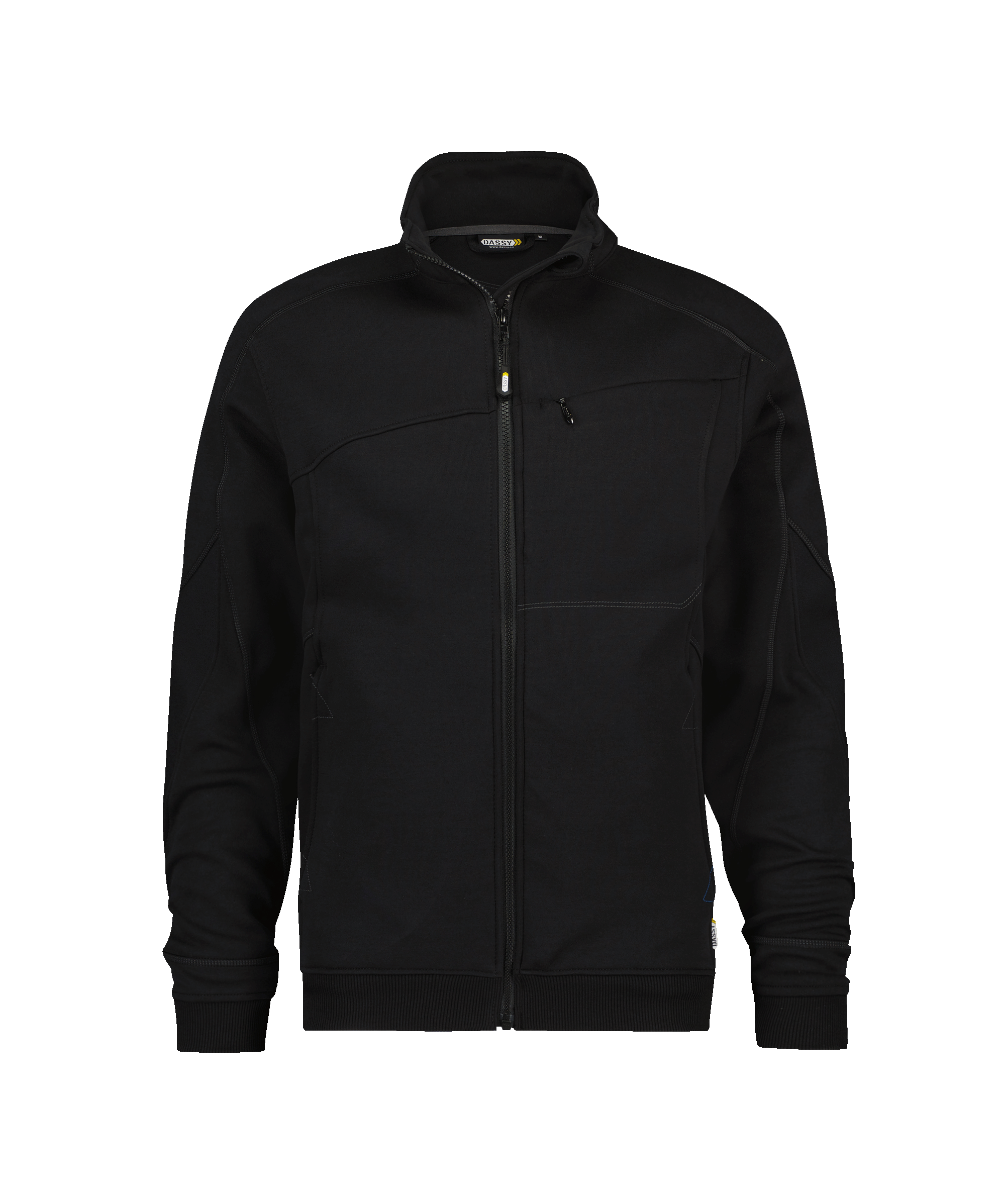 dassy velox sweatshirt black front 