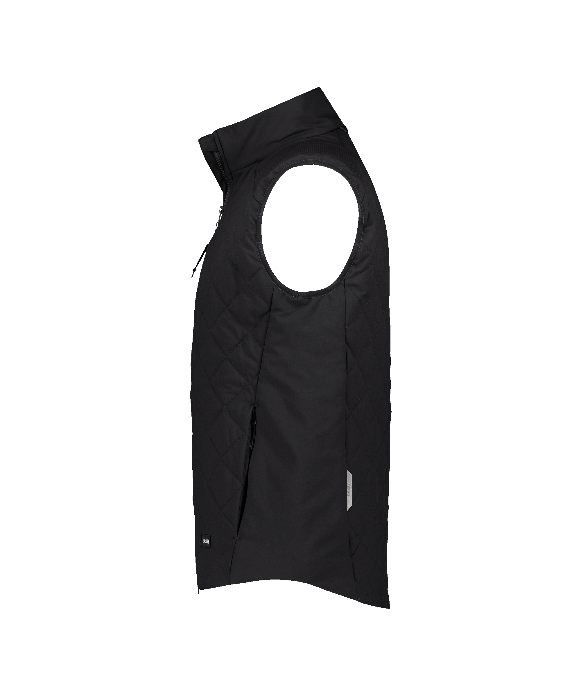 dassy yala insulated bodywarmer black side 