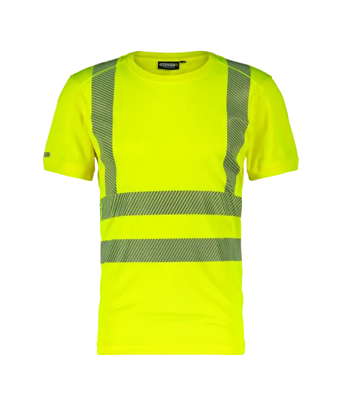 dassy carter high visibility uv t shirt fluo yellow front 