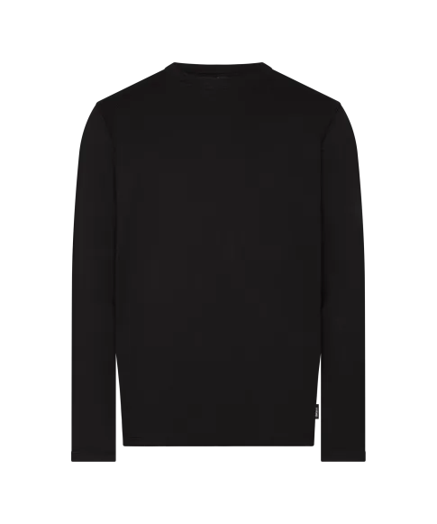 dassy fund t shirt with long sleeves black front 