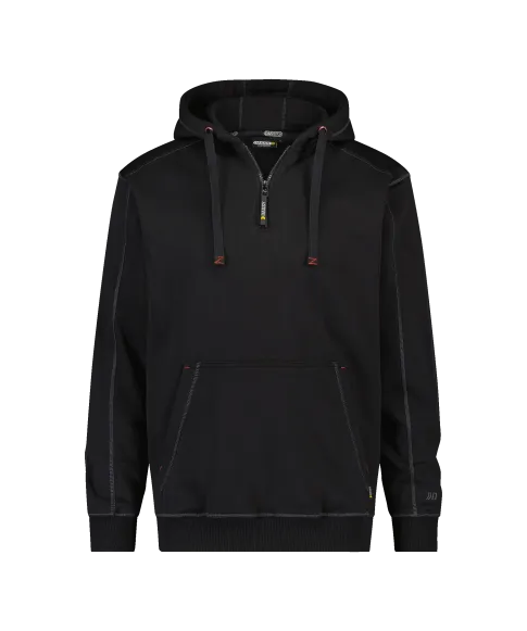 dassy indy hooded sweatshirt black front 