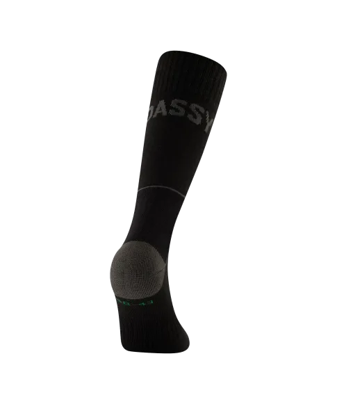 dassy juno wool work socks black anthracite grey back 