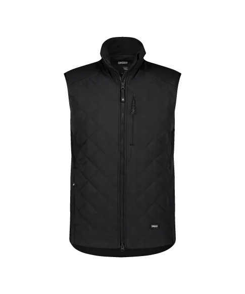 dassy yala insulated bodywarmer black front 